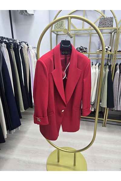 Omka Moda Oversize Blazer Jacket