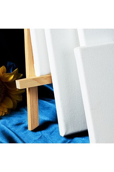 Deli Canvas for Painting on Stretcher 20x20cm Deli