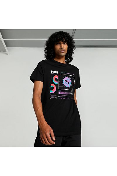 Puma Mens x one8 Core Elevated Slim Fit T-shirt - Black