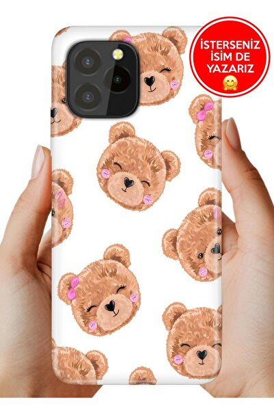 oukitel C21 Pro / Plus Kılıf Kamera Koruma Vip-Seri Esnek Silikon Minnoş Ayıcık