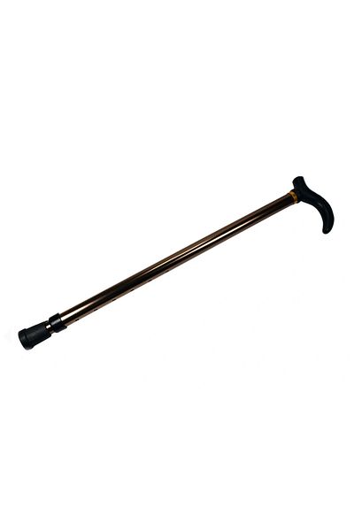 OEM Baston reglabil pentru mers, 75-90 cm, maner ergonomic in forma de T, varf antiderapant, structura u
