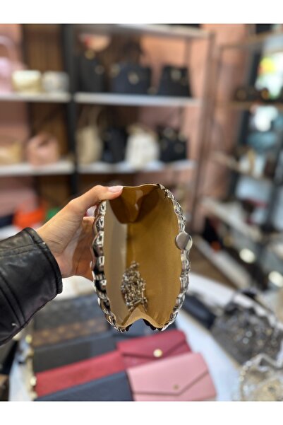 Store Metal Deniz Kabuğu Askılı El ve Kol Çanta