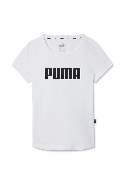 Puma Youth Girls Essentials T-Shirt - White