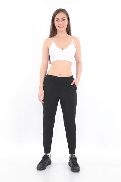ogonline Jogger Leggings with Elastic Leggings with Pockets