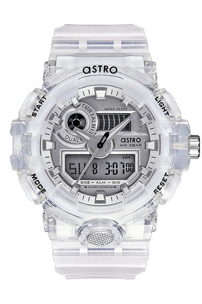 Astro Kids Analog-Digital Grey Dial Watch - A20806-PPZX