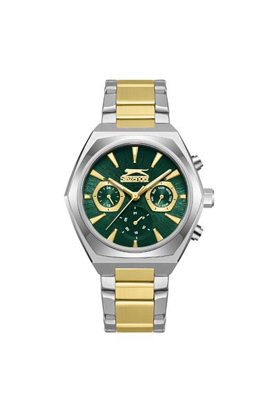 Slazenger SLAZENGER Men's Multi Function Dark Green Dial Watch - SL.9.2346.2.01