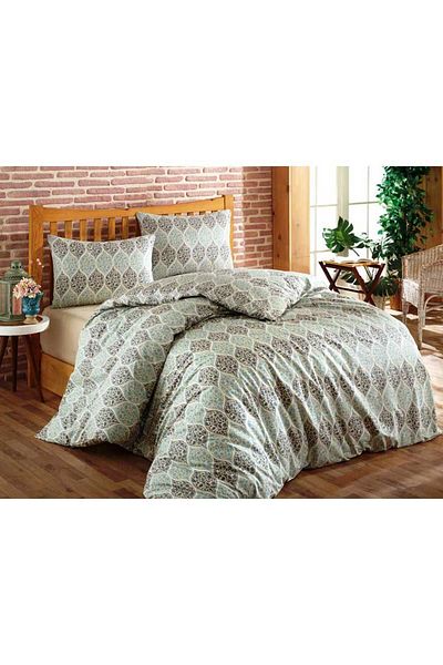 Homamia SET PILOT COVER 200X220 CM + 2 PILLOWCASES 50X70 CM, HOME, 100% COTTON, BLUE/GRAY/BEIGE