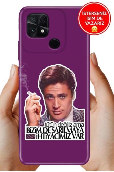 POCO C40 / Xiaomi Poco-C40 Uyumlu Kılıf Baskılı Yerli Üretim Kapak Silikon Tütün