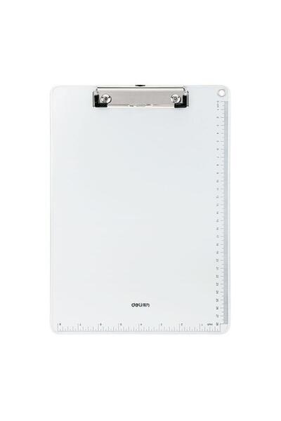 Deli Clipboard metalic unic cu riglă Deli