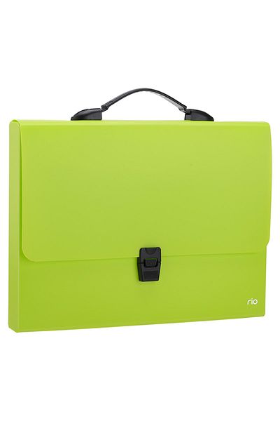 Deli Plastic Briefcase With Handle A4 Neon Colors Deli