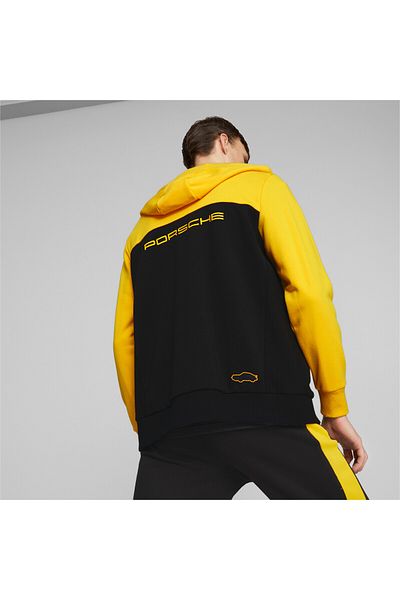 Puma Mens Porsche Legacy Hooded Sweat Jacket Sweatshirt - Black