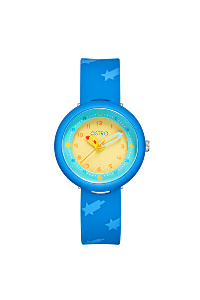 Astro Kids Analog Yellow Dial Watch - A23811-PPNY