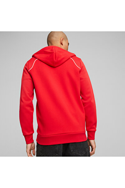 Puma Mens Scuderia Ferrari Race HDD Sweat Jacket Sweatshirt - Red