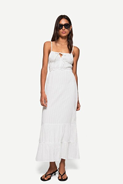 Bershka Flounce midi dress