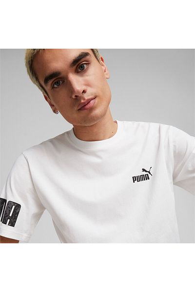 Puma Mens POWER T-Shirt - White