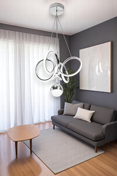 KORKMAZ KLAS KORKMAZ KLAS CAM AYDINLATMA BULUT POWER LED SARKIT AVİZE