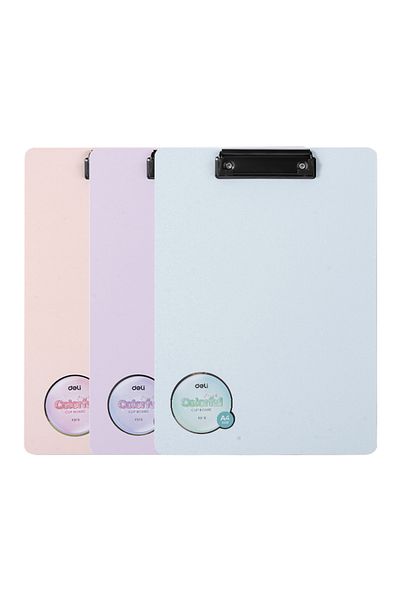 Deli Single Foam Clipboard Macaron Colors Deli
