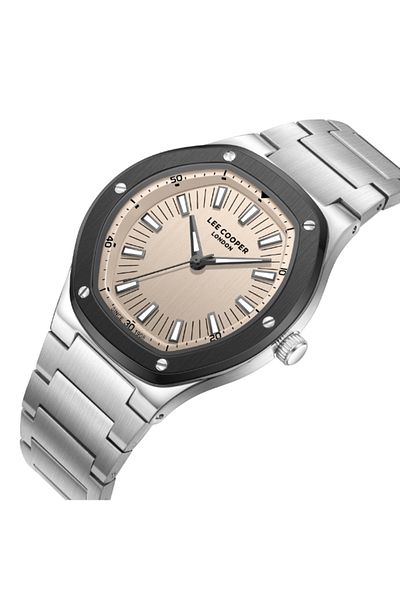 Lee Cooper Men's Analog Beige Dial Watch - LC08145.070