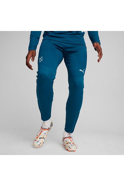 Puma بنطال تدريب كرة القدم للرجال من نيمار جونيور - أزرق