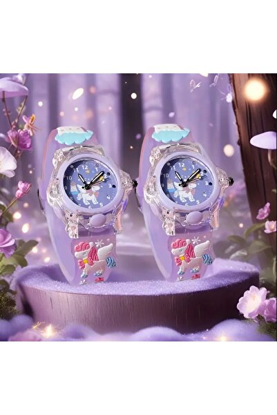 BBS Sevimli Unicorn Kol Saati – Işıltılı ve Eğlenceli Tasarım ( 1 Adet ) Kutusuz