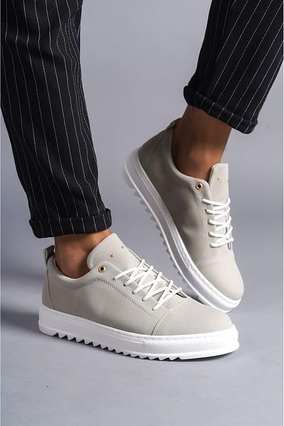 Byshoes Slw152 Cool Lace-Up Suede Men's Casual Sports Classic Shoes Sbt - Gray