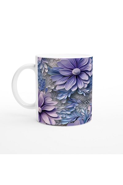 MESCHAIN Frosted Lilac Garden Mug