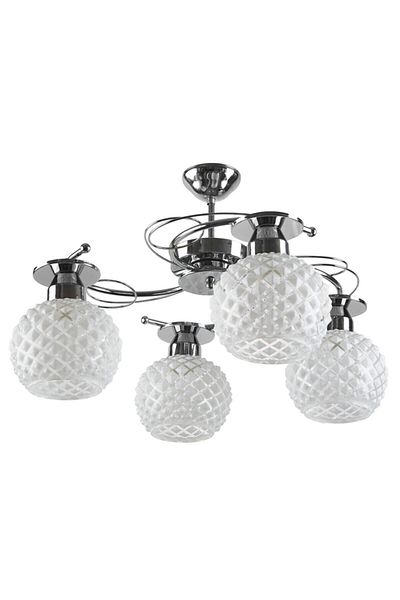 Modavize Tuna 4-Piece Modern Glass Living Room Chandeliers