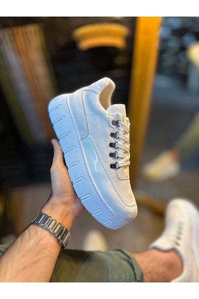 Byshoes Knack high sole daily shoes 600 white