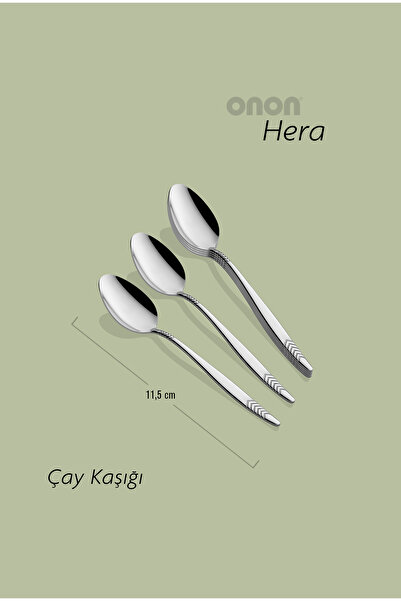 on-on Viyana 6'lı Çay Kaşığı Takımı