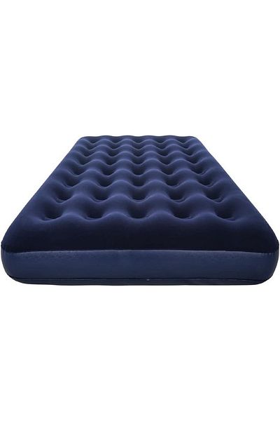 BESTWAY Adult Inflatable Mattress 1.91 m x 1.37 m x 22 cm Single, Navy Blue