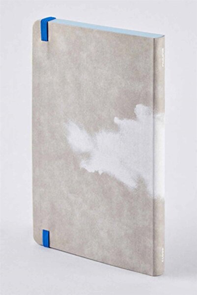 NUUNA Cloud Patterned Notebook Cloud Blue (A5 PREMIUM PAPER - 176 DIFFERENT CLOUD PATTERNED PAGE)