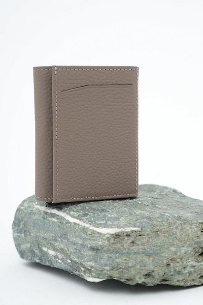 Deri Company Mechanical Leather Wallet Mink 113570