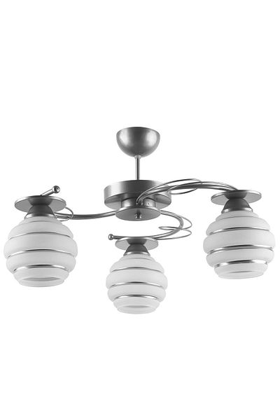 Modavize Goldina Modern Living Room - Gray Glitter Plophonier Chandelier - Triple Kitchen and Bedroom Set