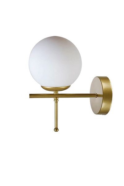Modavize Feris Special Living Room - Kitchen - Cafe Design Antique Body White Glass Wall Sconce
