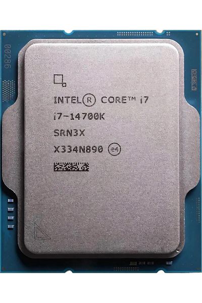 Intel معالج Core i7 14700K TRAY بسرعة 3.4 جيجا هرتز وذاكرة تخزين مؤقت 33 ميجا بايت و20 نواة و1700 10 نانومتر بدون علبة