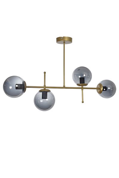 Modavize Feris Modern Design - Set of 4 Antique Colored Chandelier with Smoked Glass
