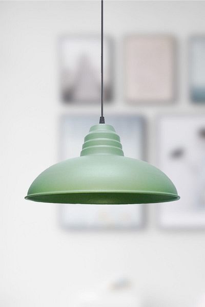 Modavize Sydney Green Large 32 CM Metal Cafe-Kitchen Single Pendant Lamp Chandelier