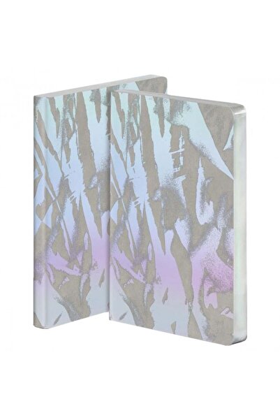 NUUNA Graphic A5 Metalik Hologram Baskı Crystal Noktalı Defter