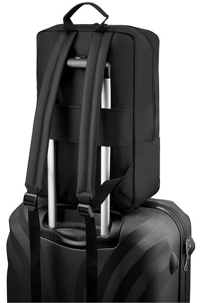 zagatto Travel Backpack, For Airplane, Black, 40x20x25, 20l, , Zg834