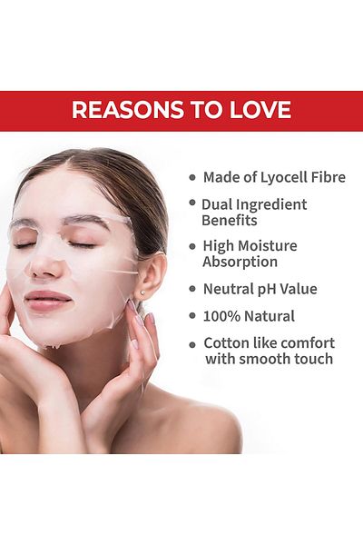nykaa Skin Secrets Rose + Goat Milk Sheet Mask