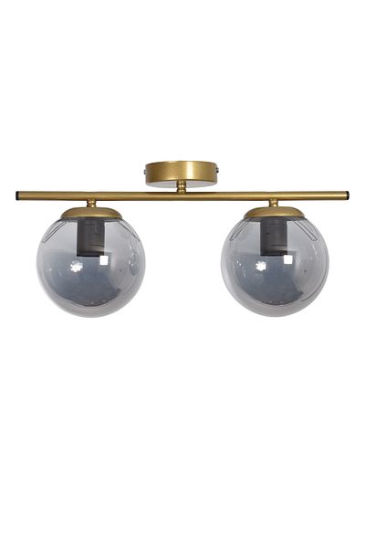 Modavize Nika Modern Living Room - 2-Piece Antique Smoke Chandelier - Kitchen and Bedroom