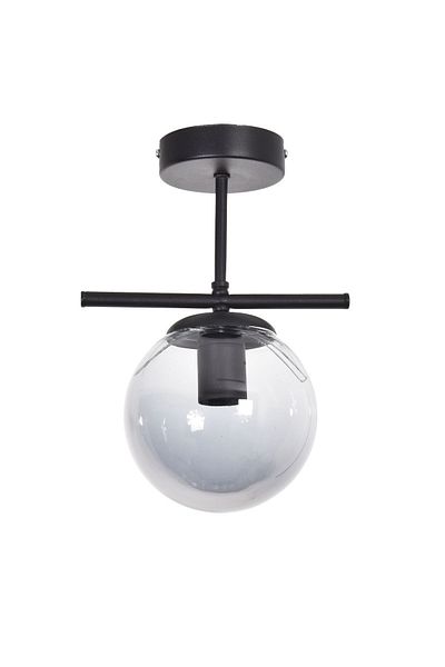 Modavize Icardi Modern Living Room - Single Ceiling Lamp Chandelier with Globe Glass for Kitchen and Bedroom