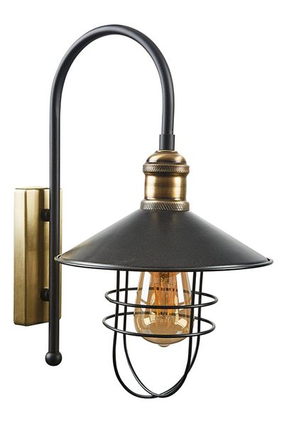Modavize Hera Living Room - Kitchen - Cafe Retro Rustic Black Antique Wall Sconce