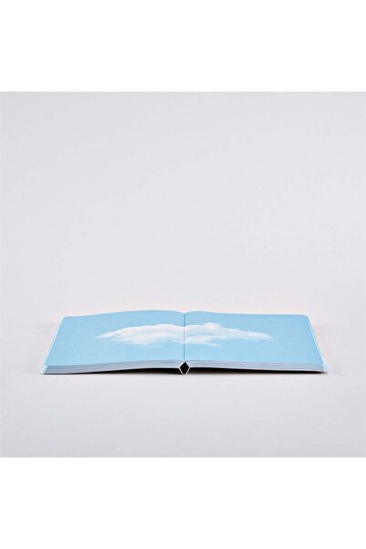 NUUNA Cloud Patterned Notebook Cloud Blue (A5 PREMIUM PAPER - 176 DIFFERENT CLOUD PATTERNED PAGE)