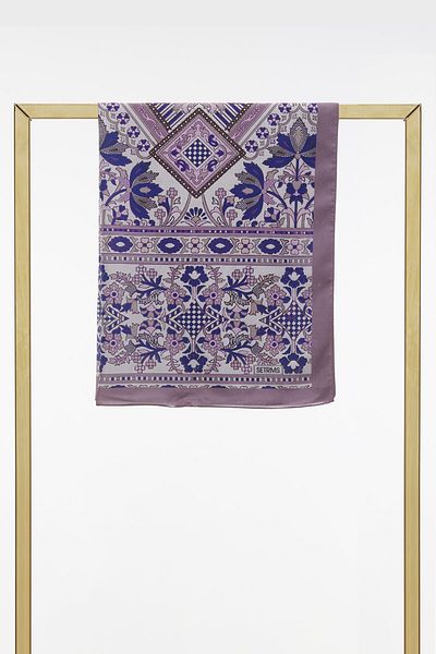 Setrms Patterned Voile Shawl