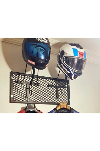 GGART DECORATION Motorcu Kask Askısı, Metal Kask Askısı SE-X2 Iron X2V3