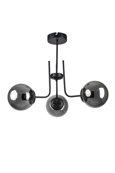 Modavize Wien Modern Design - Black Smoke 3-Piece Chandelier Bedroom and Kitchen Living Room