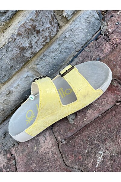 Benetton Sarı Kadın Terlik BN-1418