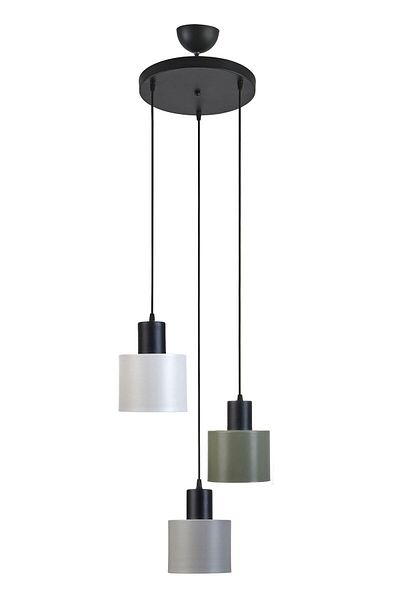 Modavize Modern Teddy 3-Piece Metal Pendant Lamp - Cafe, Kitchen, Living Room Chandelier