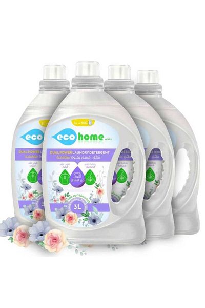 eco home Offer 4 Liquid Laundry Detergent 3l